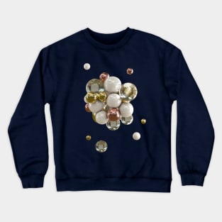 Abstract 3D Spheres Artwork Crewneck Sweatshirt